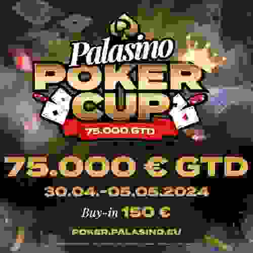 Palasino Poker Cup s garantovaným prize poolem 75.000 €!
