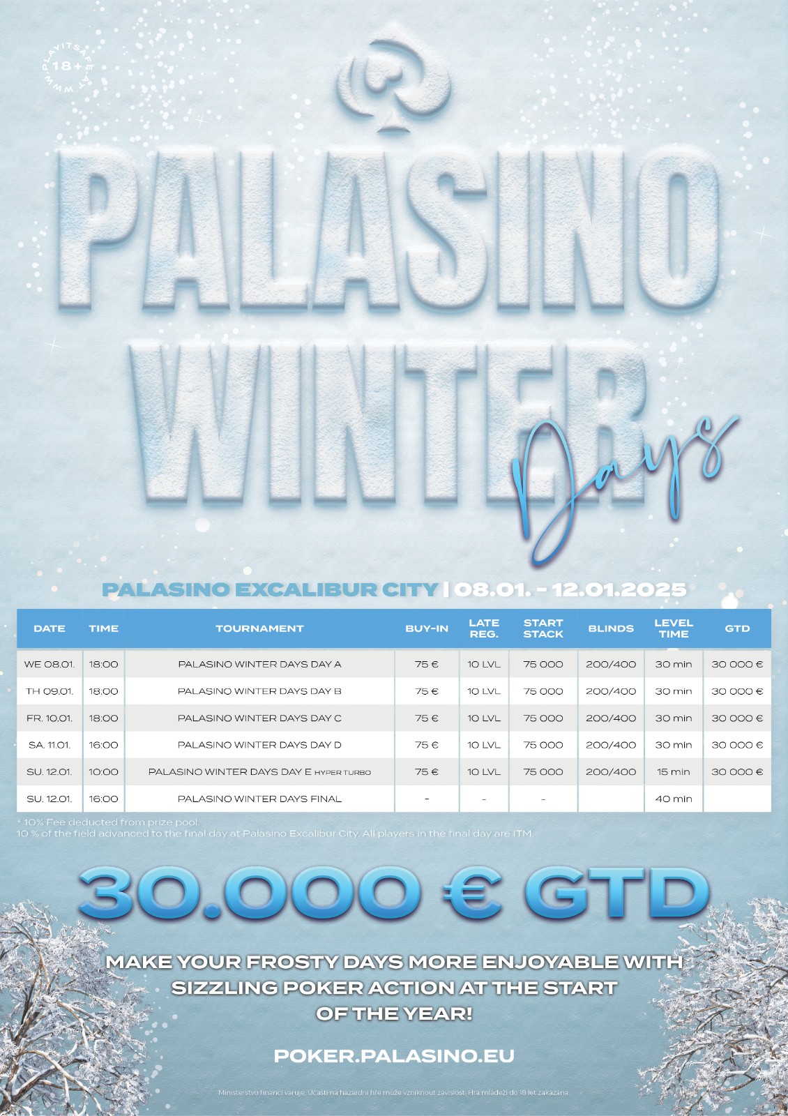 Palasino Winter Days calender